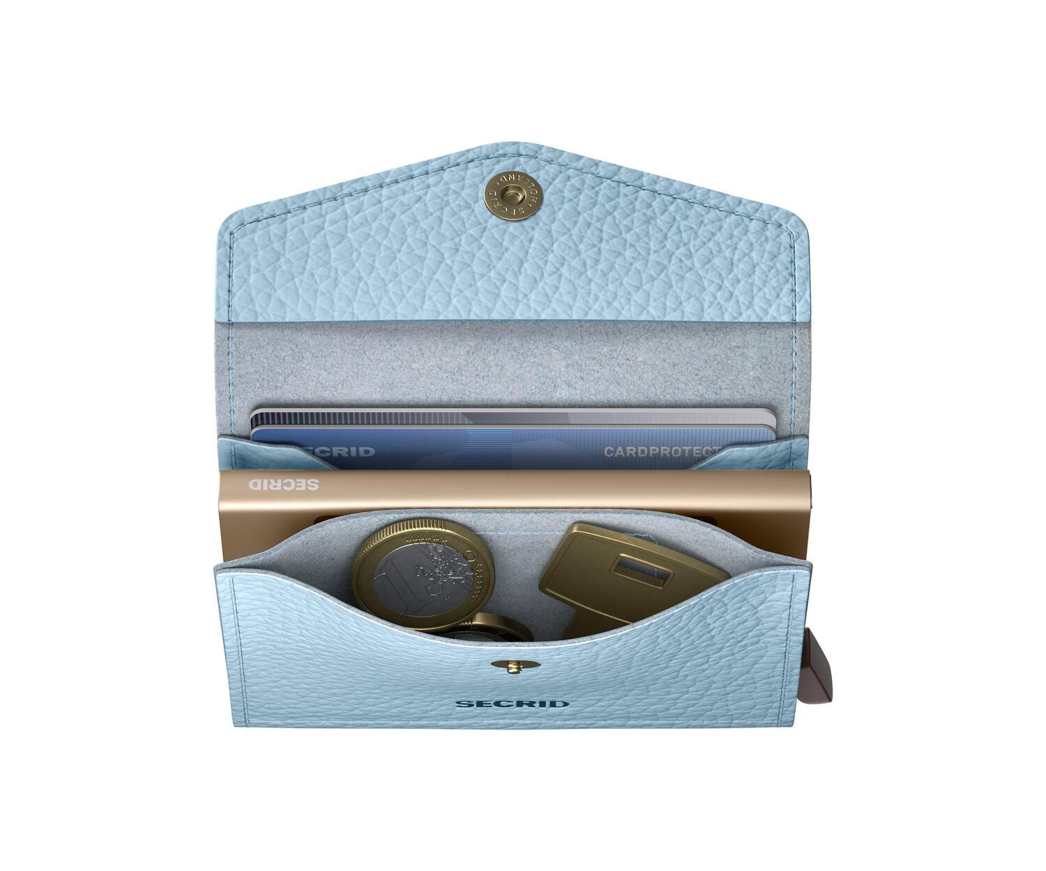 Enveloppe kortholder - Pebble Ice Blue